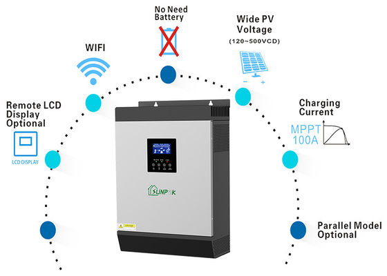 Off Grid Hybrid 3 Kw 5 Kw 10 Kw 15 Kw Single Phase Inverte Solar System Uset