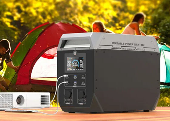 2000w Lithium Portable Power Station Solar Generator Made For Home Outdoor Camping