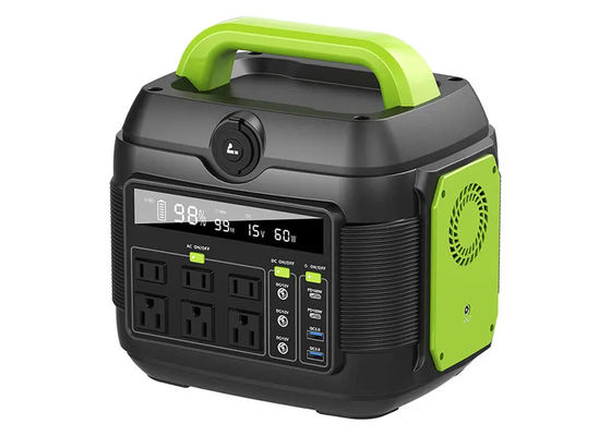 600w Portable Power Supply Outdoor 110/220v Ac Outlet Rechargeable Battery Camping