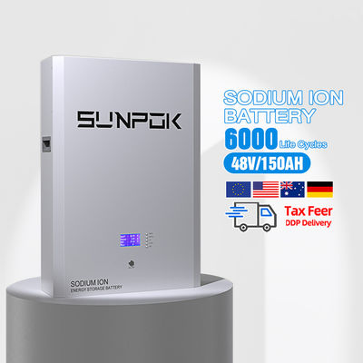 6000 Cycles 48V 100ah 150ah Sodium Ion Battery 20 Years Life Span UL1642