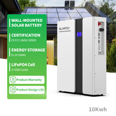 Home Solar Batteries Lithium 48v 100ah 200ah Power Wall House Solar Power System