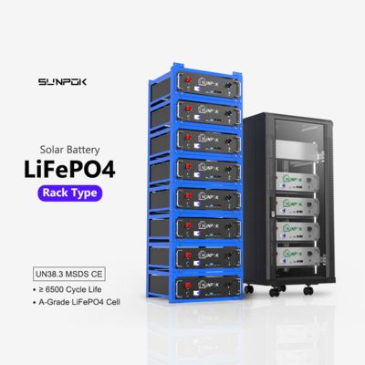 48V 51.2V 100Ah 200Ah LiFePO4 5kWh 10kWh House Rack Lithium Battery 5kW 10kW Home Solar Energy Storage Battery