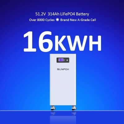 48V 280ah 300ah 314ah Lifepo4 Battery Pack Smart 200A JK BMS DIY Kit For Solar Energy Storage System