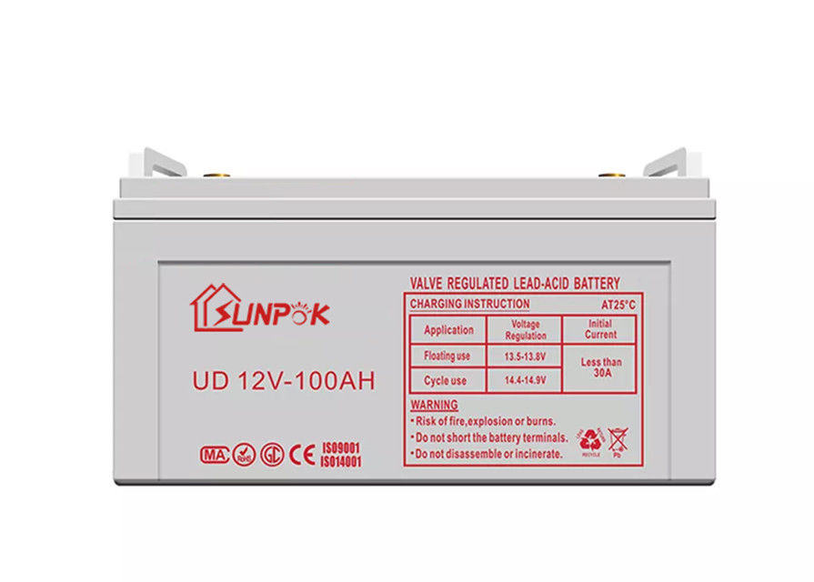 UN38.3 batterie profonde de gel du cycle 12V 100ah 200ah pour le chariot élévateur électrique de bateau du stockage rv de puissance