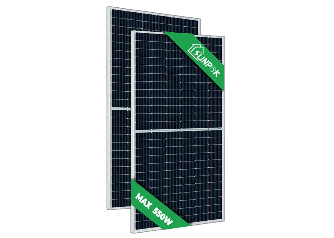 450W noir 550W 600W picovolte mono lambrisse les demi piles solaires de silicium de module de picovolte de cellules 12BB