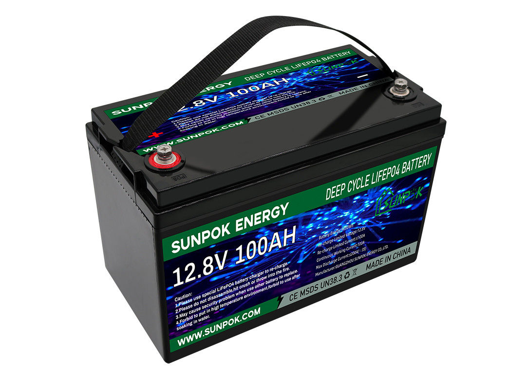 12 24 batteries au lithium profondes de cycle de volt pour la Chambre à la maison UN38.3 MSDS de rv