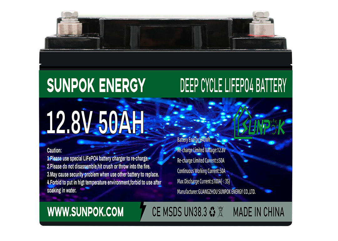 stockage de l'énergie d'énergie solaire d'Ion Deep Cycle Battery For de lithium de 12V 50Ah