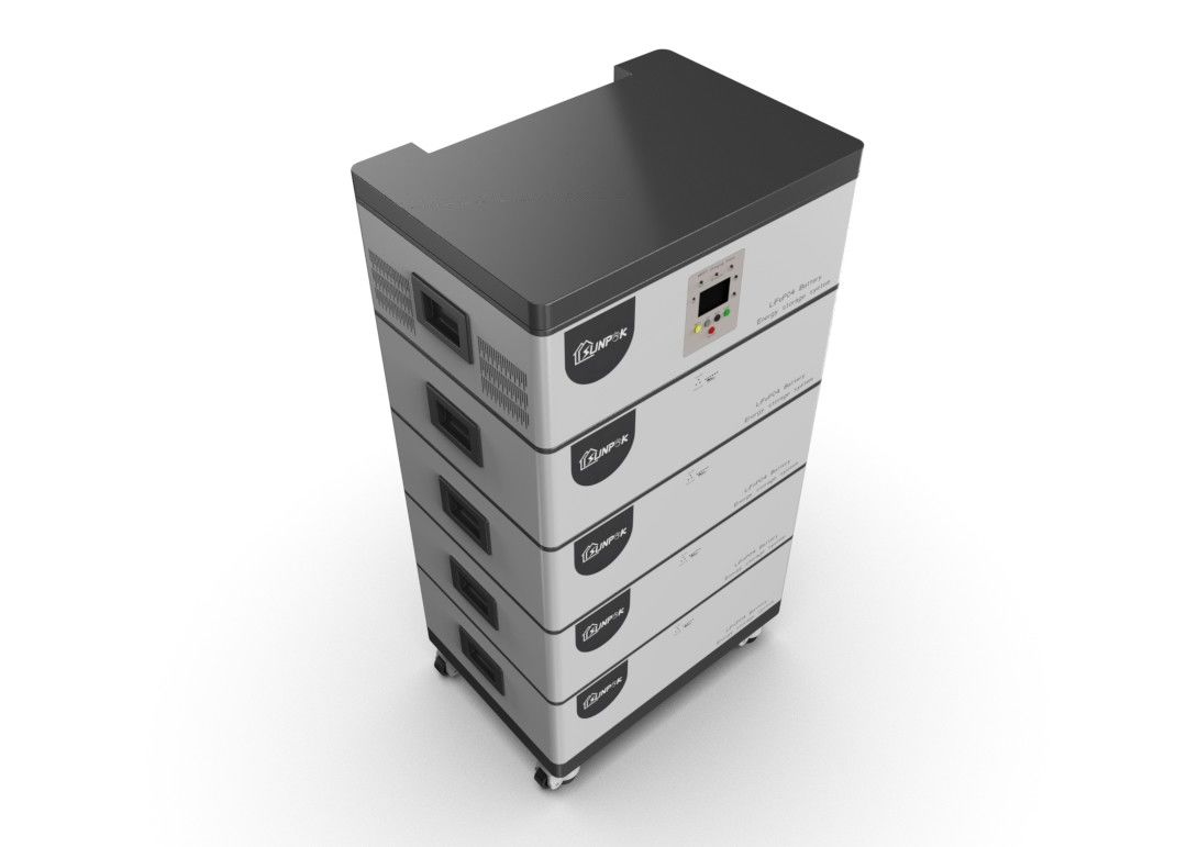 Haute tension intelligente de batterie LiFeP04 de stockage d'énergie solaire d'énergie empilée pour l'entrepôt de l'UE