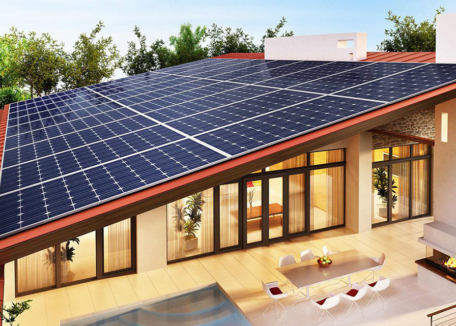 Stockage de l'énergie hybride complet outre du système solaire de grille 20kw 15kw sur la grille outre du système solaire de grille