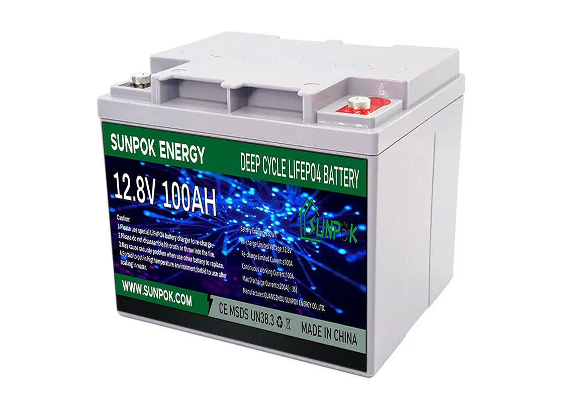 Batterie profonde profonde de cycle de la batterie 12v 24v 50ah 100ah 150ah 200ah LiFePO4 de cycle d'AGM