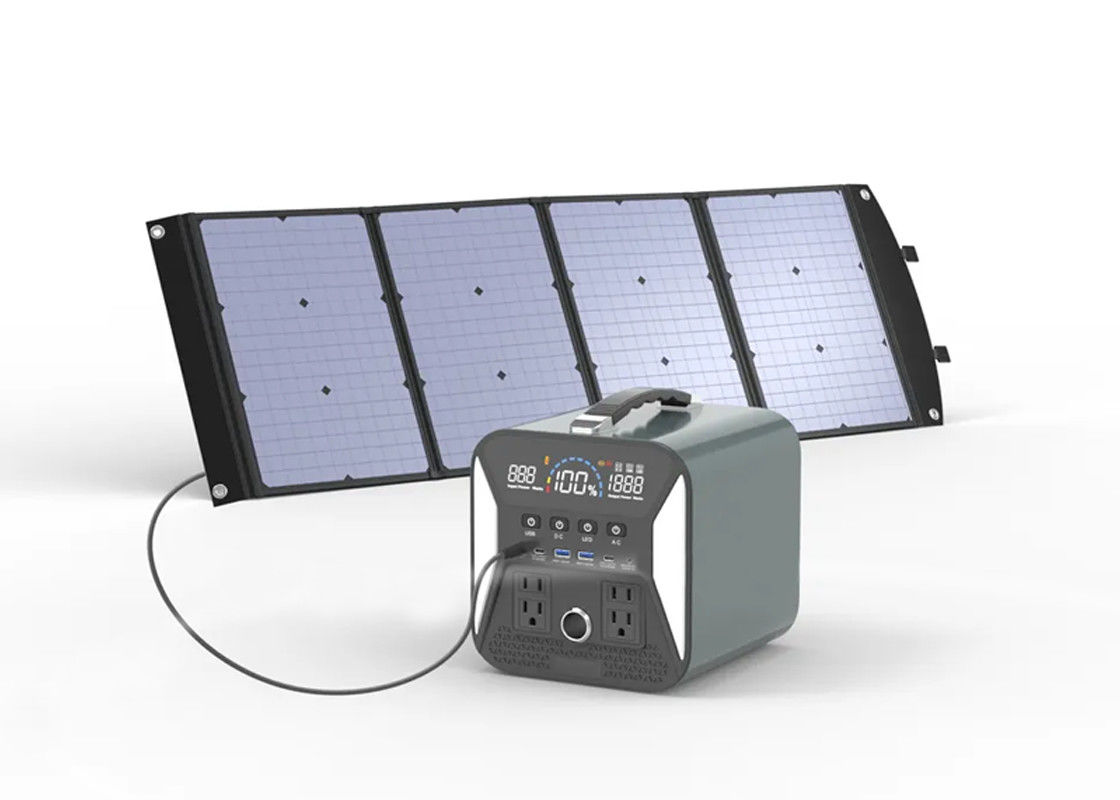 Station portative solaire solaire de banque de puissance de batterie au lithium du générateur 500w 1000w 2000w 220v