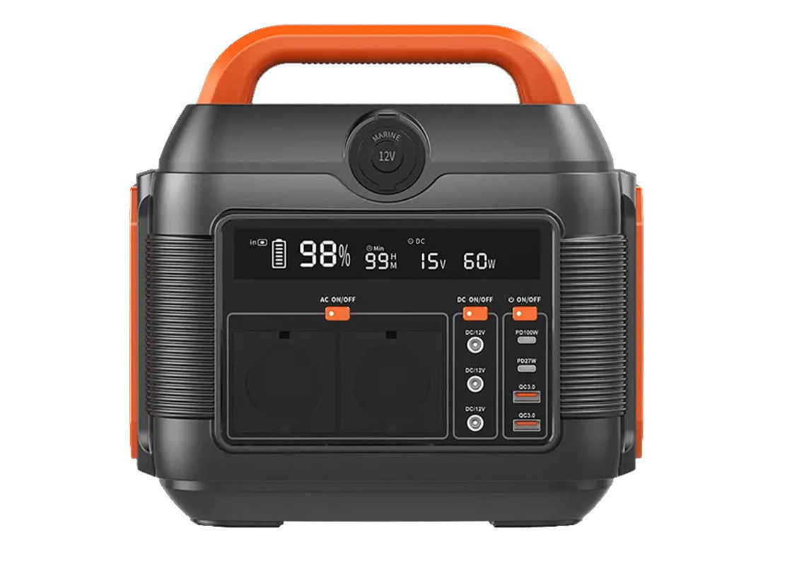 Batterie au lithium portative de la banque 600w de puissance de station avec le type générateur solaire de C.C à C.A. de palladium de C