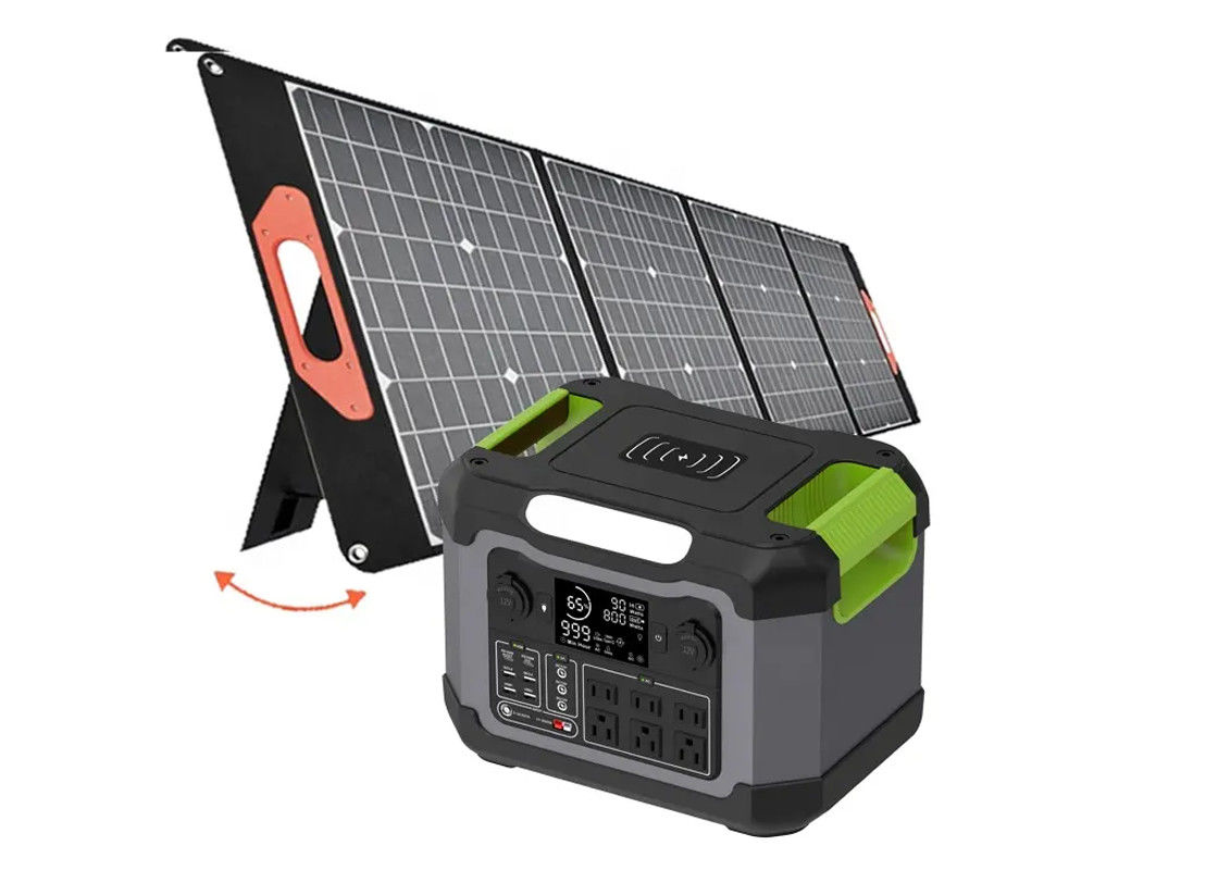 Centrale portative de remplissage solaire de générateur solaire extérieur du camping 1200W 500w