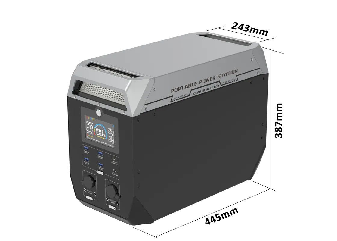 banque Kit Solar System For Camping portatif de puissance de chargeur de lampe de la Chambre 2000W rural