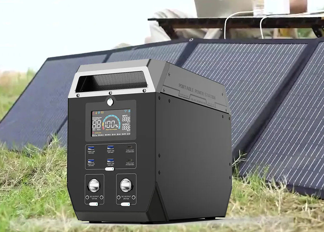 générateur solaire extérieur portatif du camping 500w 2000W de centrale du lithium 32V