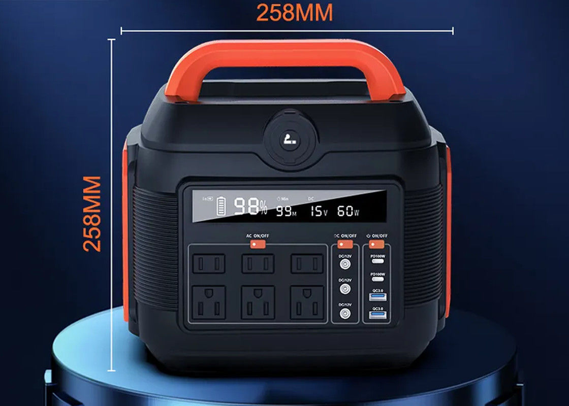 camping extérieur portatif de batterie rechargeable de débouché à C.A. 110/220v d'alimentation de l'énergie 600w