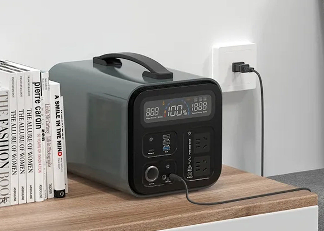 alimentation d'énergie extérieure portative de stockage de l'énergie de la centrale électrique 1000w de banque mobile de camping