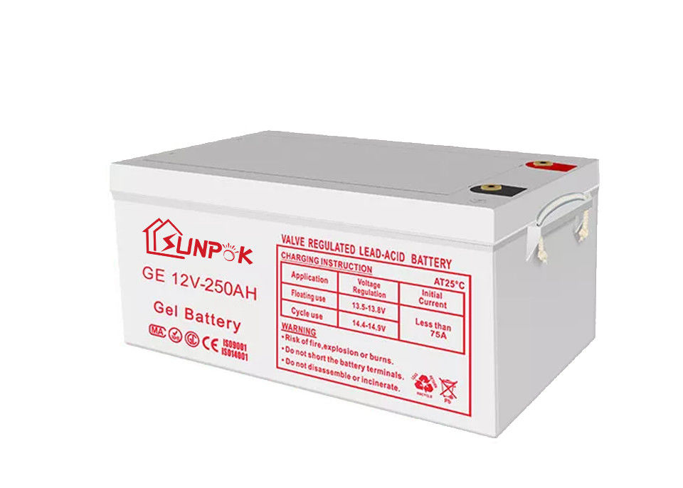 Outre de la capacité 1600A Max Discharge de la batterie 100Ah de gel de l'inverseur 12V de grille 0,25 résistances de MΩ