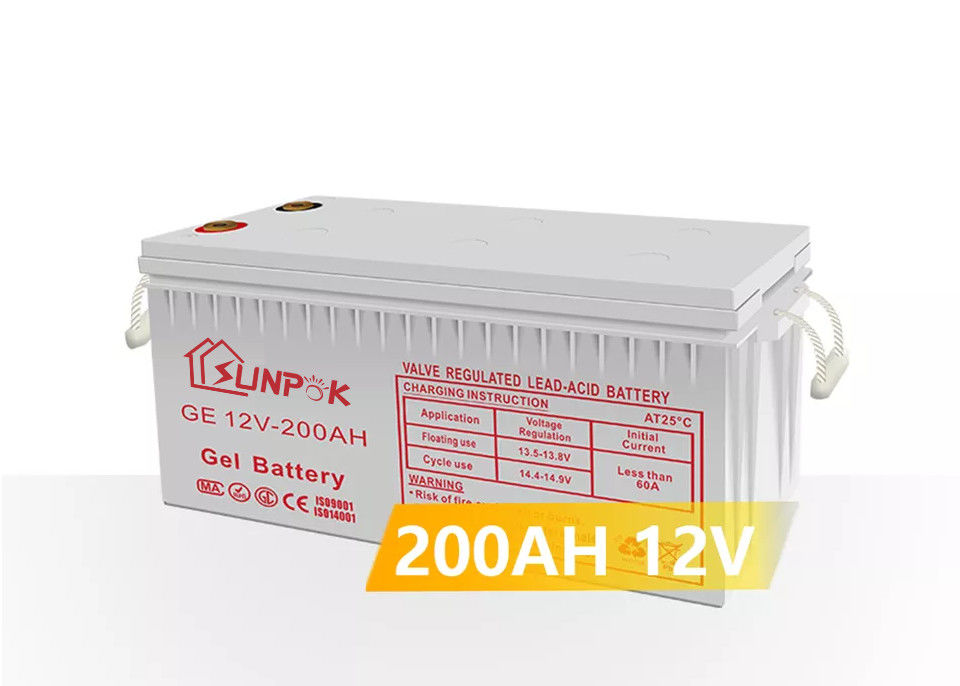batterie de gel de 12V 50Ah 100Ah 150Ah : Appréciez le stockage à énergie solaire optimal avec Sunpok