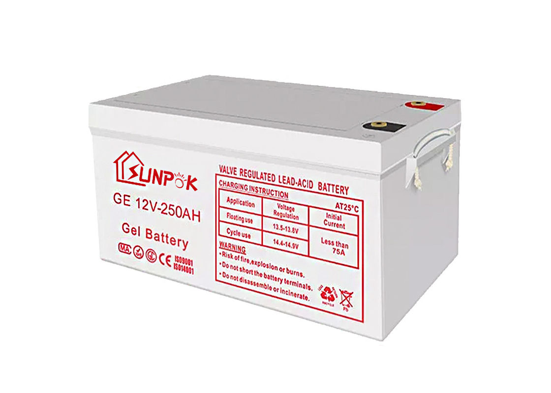 Les batteries profondes de gel de missile air-sol de cycle ont scellé la batterie rechargeable d'acide de plomb de gel de 12v 200ah 250ah