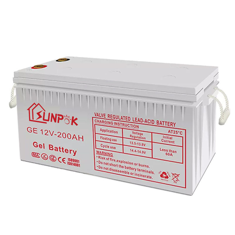 Chariot de golf solaire de Sunpok lifepo4 12v 50ah 100ah 120ah 150ah 200ah 300ah 400ah rv