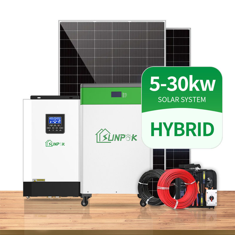 Inverseur hybride solaire du système d'alimentation d'inverseur de MPPT 3000W 5000W 8000W 10000W avec le lithium Ion Battery