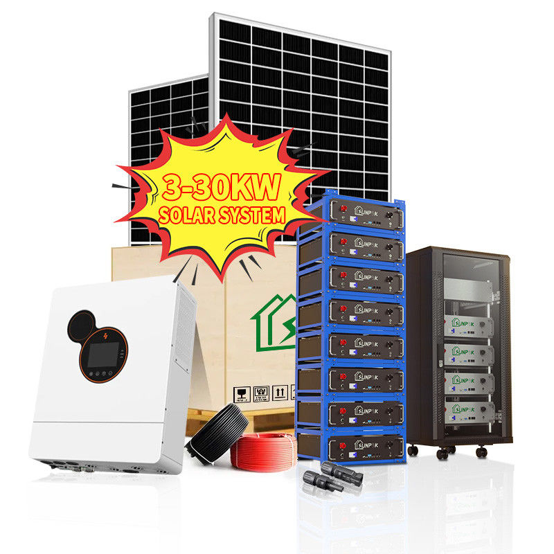 Kit solaire complet hors réseau 3 kW 5 kW 10 kW 15 kW 20 kW 30 kW Systèmes électriques complets hors réseau