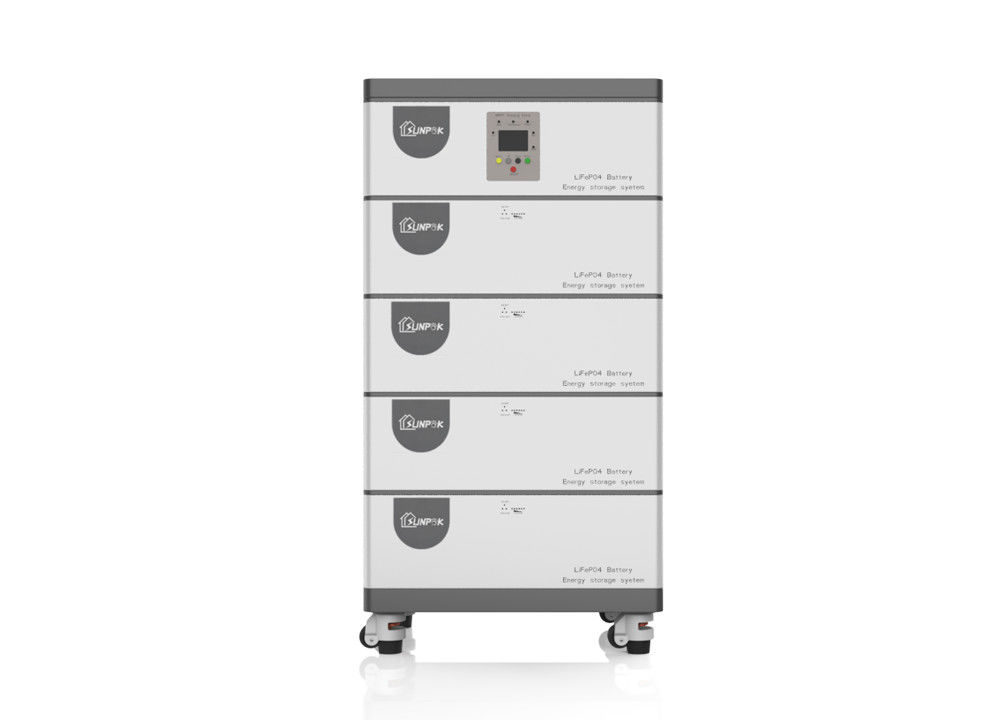 inverseur solaire de stockage de l'énergie du ménage 10kwh avec Lifepo4 la batterie outre de la connexion de grille tout dans une machine