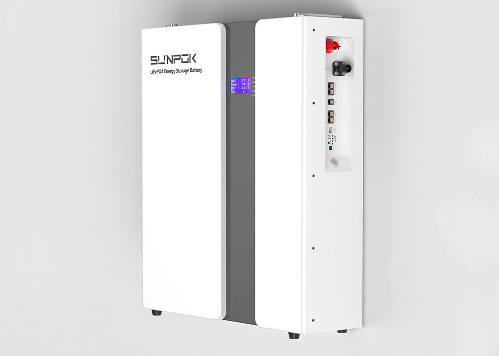 Systèmes de stockage électrique pour la maison blanche 48V 100Ah 200Ah 5kwh 10kwh 20kwh Banque de batteries Li-ion