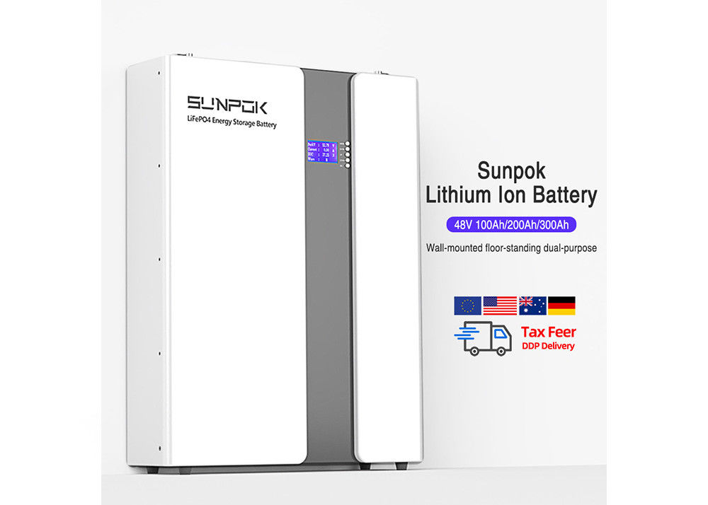 Batterie lithium-ion haute performance avec 20 ans de durée de vie et une tension de charge maximale de 58,4 Vdc