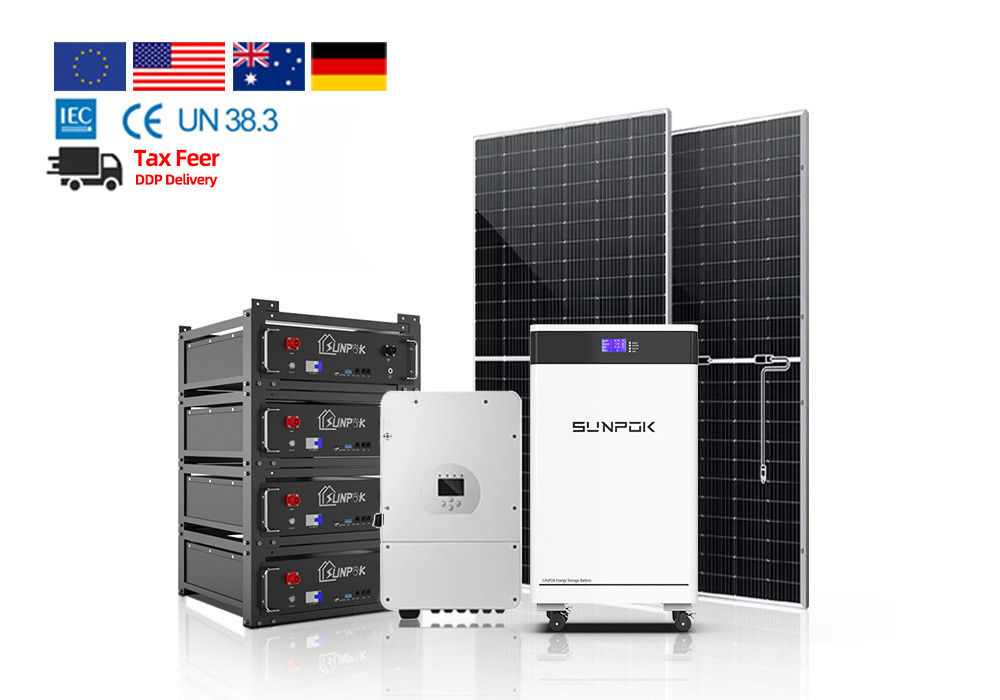 Système solaire complet pour la maison 1 Kw 2 Kw 3kw 5kw 5kva Système solaire hybride