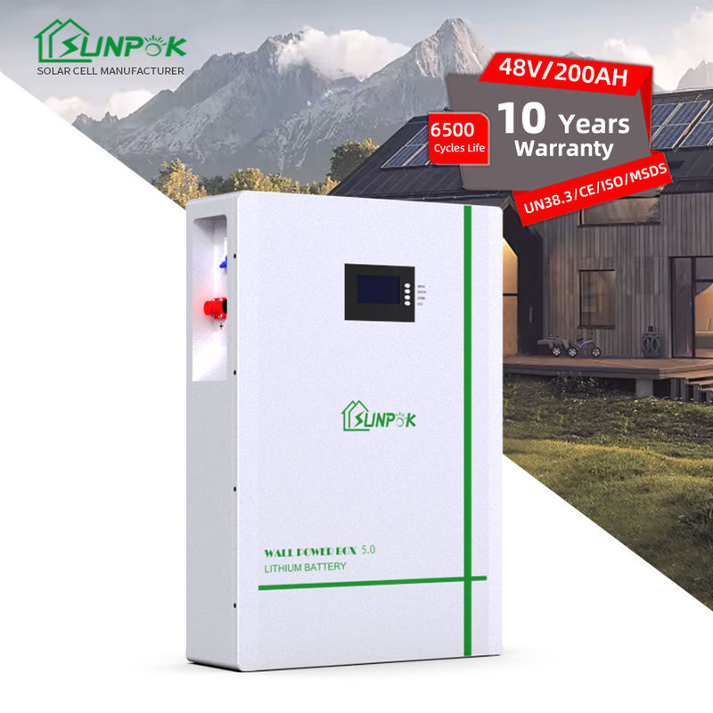5kwh 10kwh batterie au lithium du système solaire 48v 51.2v 100ah 200ah batterie de stockage d'énergie pour la maison