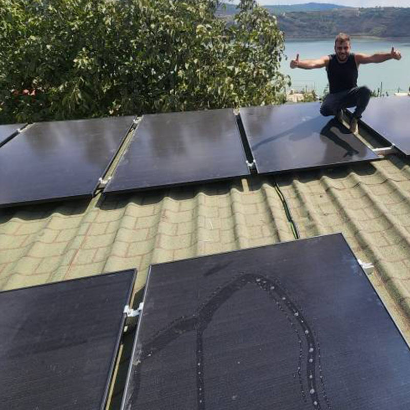 Panneau solaire à grande puissance 540 Watt 550w Panneau solaire monocristallin Prix pour la maison 108 cellules en double verre