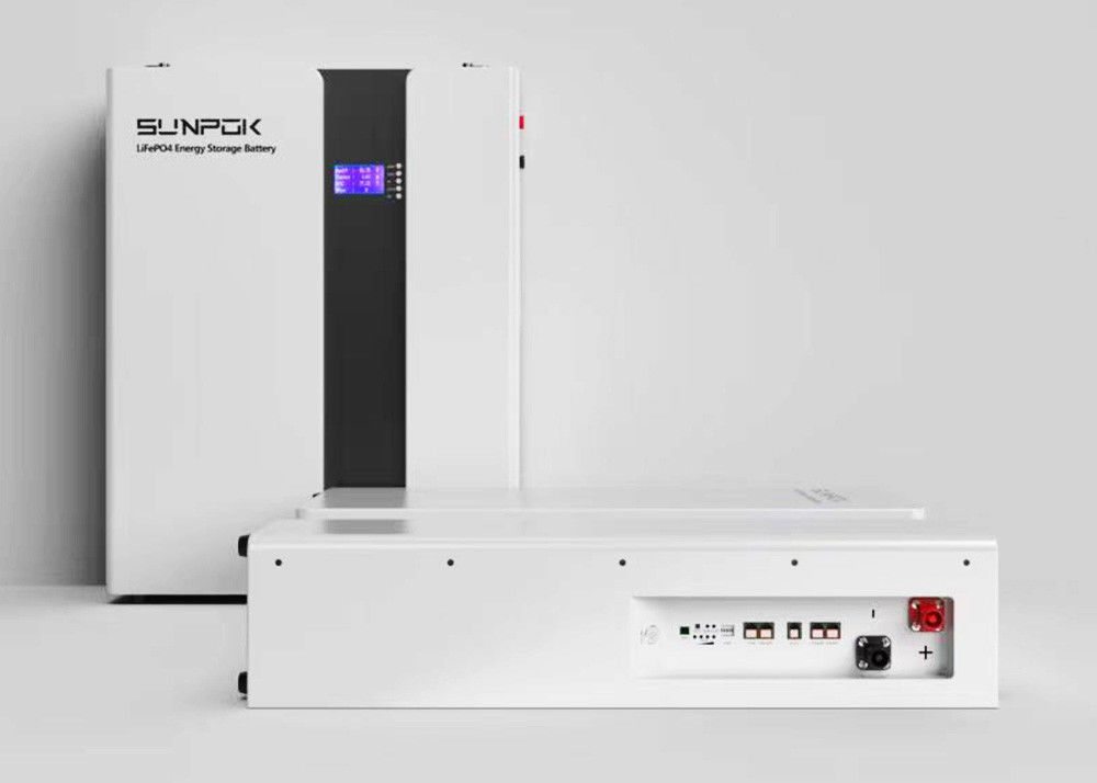 Facile à installer La batterie Lifepo4 montée sur le mur 48v 200ah avec boîte Rs485 Port 9.6kwh 10.2kwh 15kwh