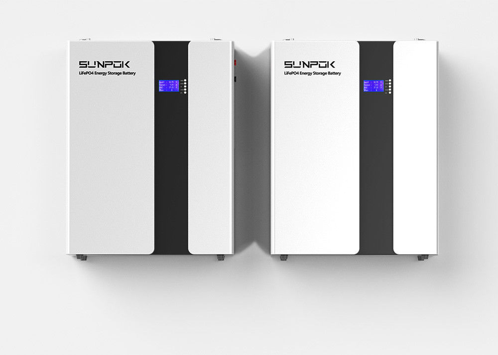 Facile à installer La batterie Lifepo4 montée sur le mur 48v 200ah avec boîte Rs485 Port 9.6kwh 10.2kwh 15kwh