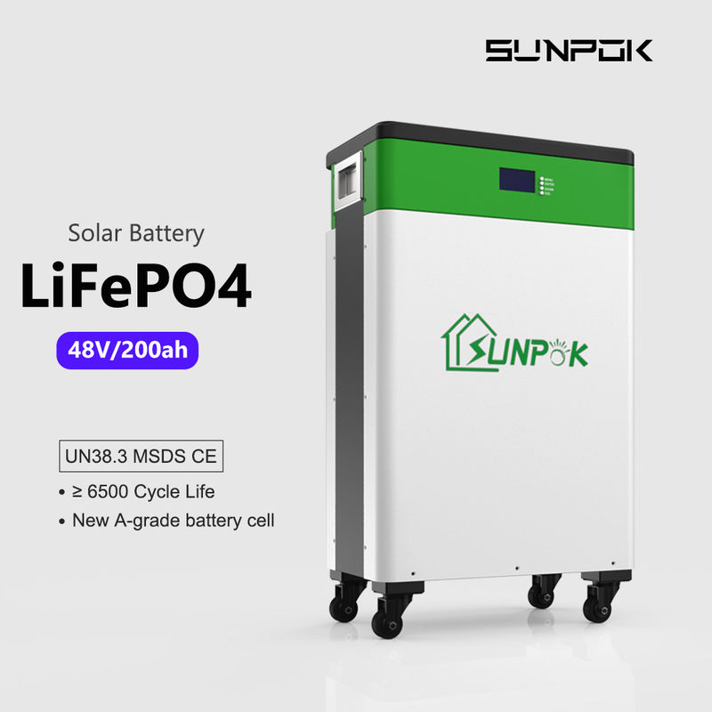 Nouveau design du mur électrique 5kw Lifepo4 48v 200ah mur 10kwh batterie au lithium à domicile batterie solaire 51.2v