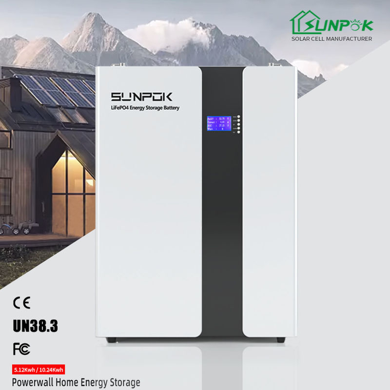 48V 200Ah 10kWh Lifepo4 Power Wall Batterie solaire Pour la maison Stockage d'énergie 20kWh Batteries au lithium-ion