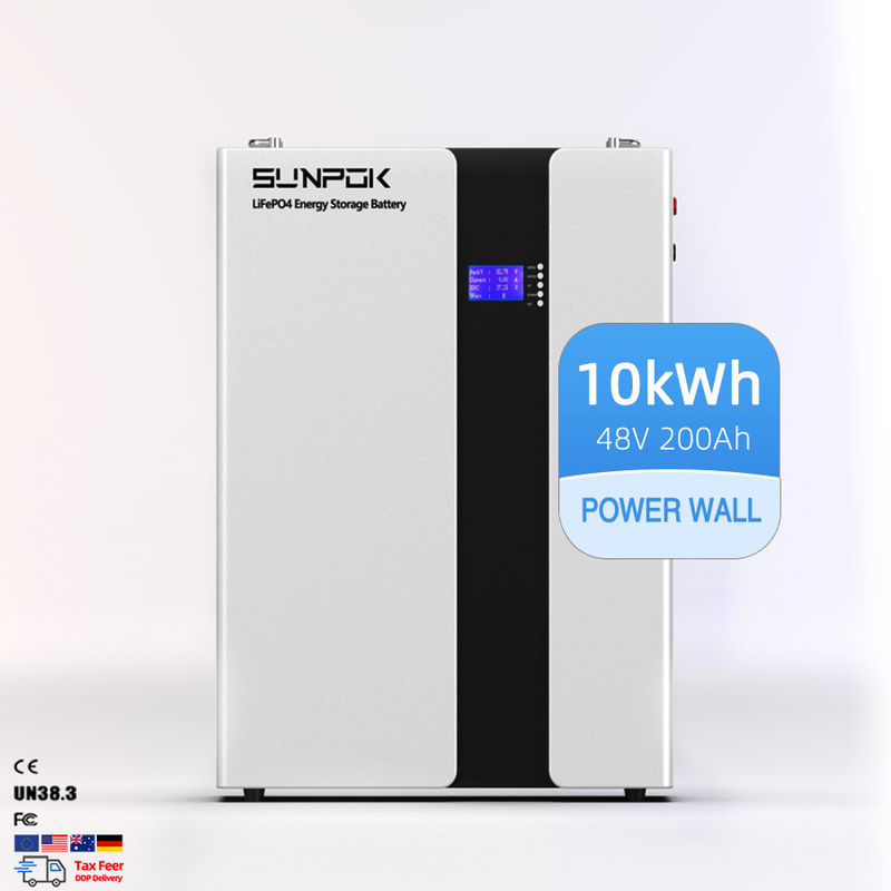 10KWH Lithium Power Wall 48V 200AH Batterie Tesla Powerwall Pour le système de stockage solaire