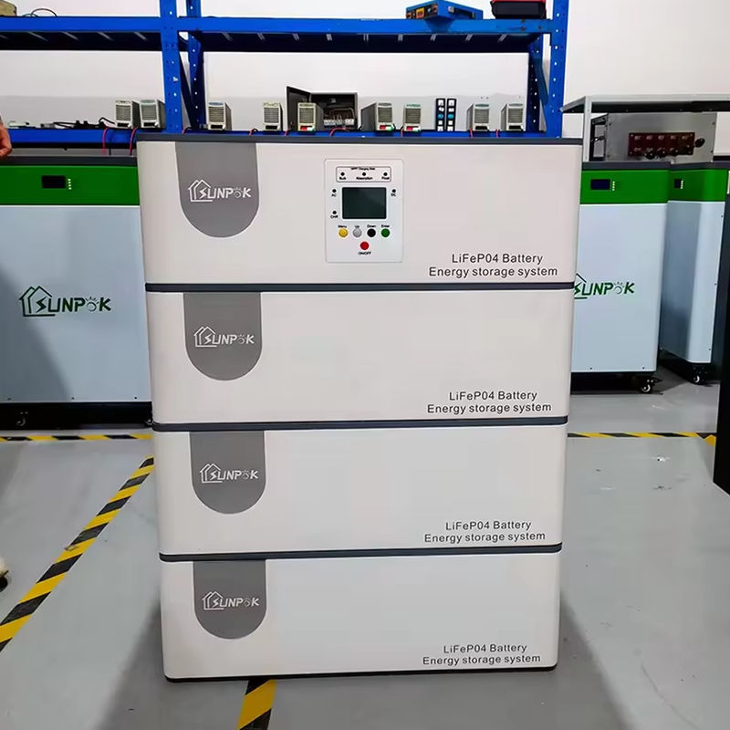 Batterie lithium-ion à haute tension CC 51.2v 400AH 20KWH Batterie de stockage d'énergie intégrée pour le ménage