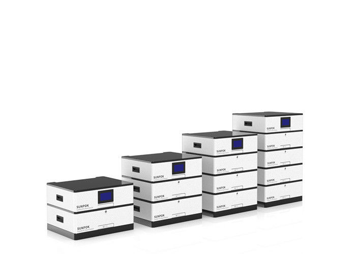 Piles solaires au lithium-ion empilables 48V 100Ah 200Ah 5Kwh Lifepo4 Piles de stockage d'énergie pour la maison
