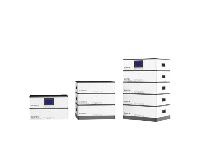 Piles solaires au lithium-ion empilables 48V 100Ah 200Ah 5Kwh Lifepo4 Piles de stockage d'énergie pour la maison
