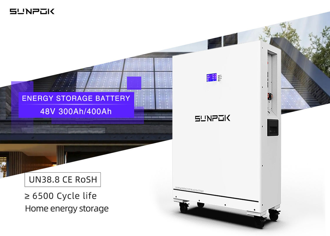 Système de stockage d'énergie solaire Batterie 48v 51.2v 200ah 400ah Invertisseurs Système de maison de batterie