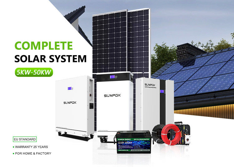 Système solaire complet 15 kW 10 kW hors réseau solaire avec batterie pour système de panneaux photovoltaïques Systèmes d'énergie solaire personnalisés
