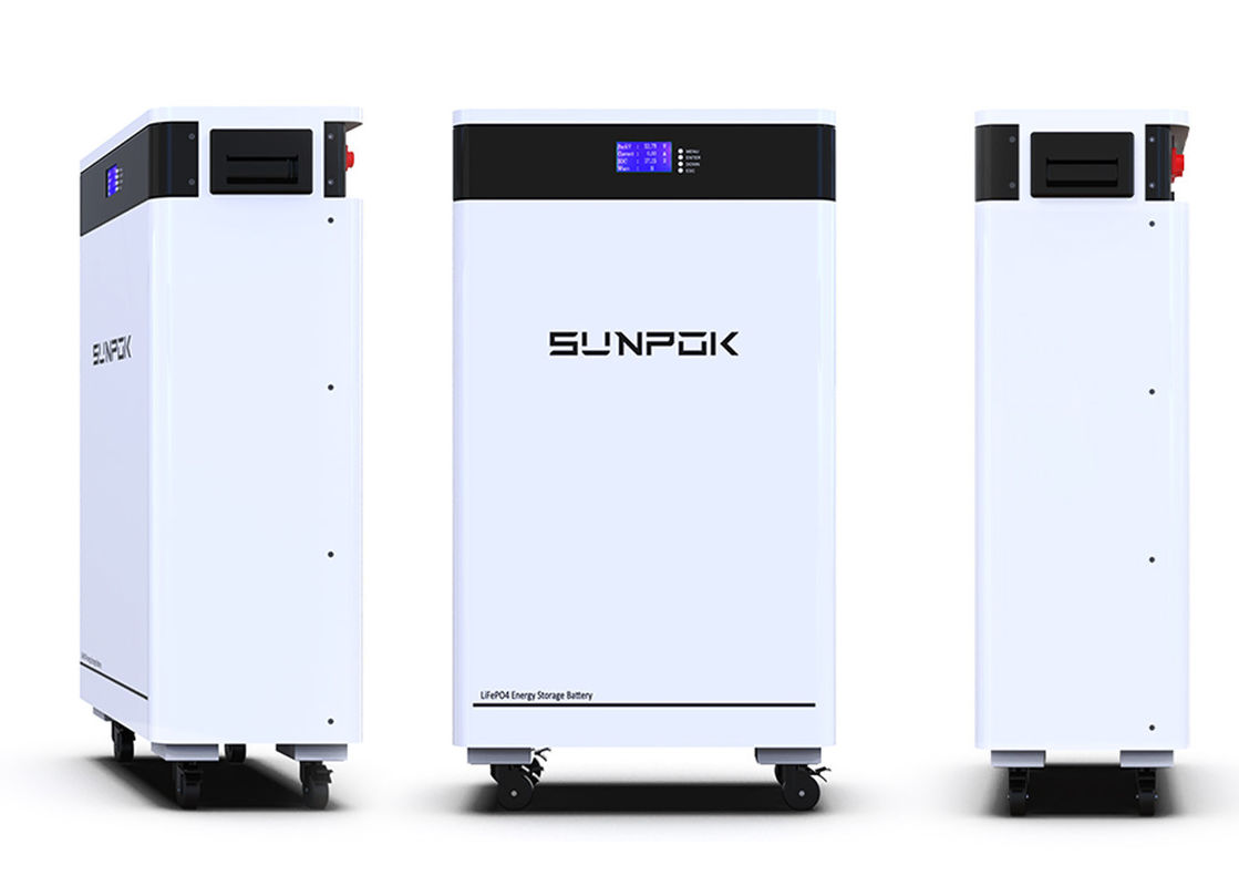 Piles au lithium-ion de stockage solaire 48v 200Ah 300Ah Piles au lithium-ion Lifepo4 pour système photovoltaïque
