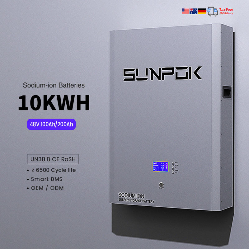 48V 10kwh Split type batterie de stockage d'ions de sodium 200ah Banque d'énergie solaire