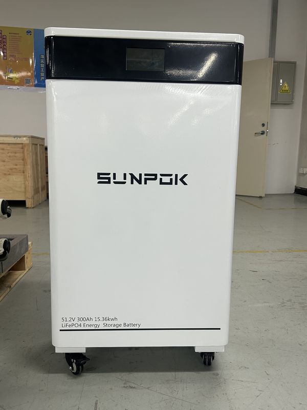 Système solaire domestique 16 kWh 15 kWh Batterie lithium avec roues 51,2 V 314 Ah 300 Ah 48 V Batteries de stockage d'énergie au lithium pour la maison
