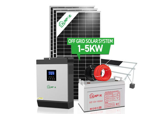 5kwh 15kwh 20kwh Complete Off Grid Solar System Thin Film Solar Modules