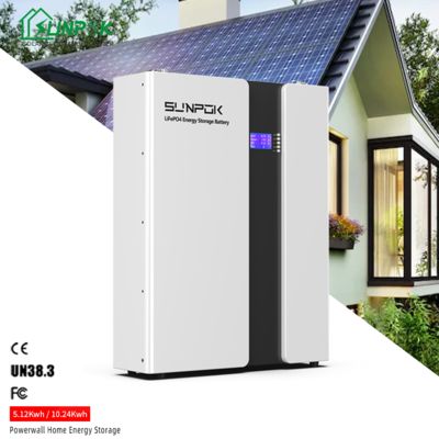 10Kwh Powerwall 51.2V 200Ah Wall Mounted Lithium Battery 48V Lifepo4 Powerwall Home Energy Storage Solar Battery