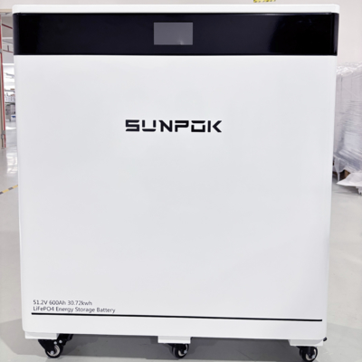 Piles au lithium-ion Lfp 51.2v 600ah Systèmes de stockage d'énergie à domicile 30kwh 48v Piles au lithium