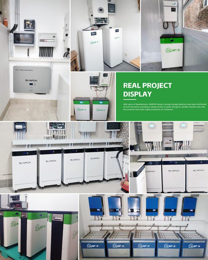 2025 Nouveau 30KW 600Ah 51.2V 8000 Cycles Verticalement mobile LiFePO4 Batterie Pack Cellule solaire pour le système de stockage d'énergie à domicile 7